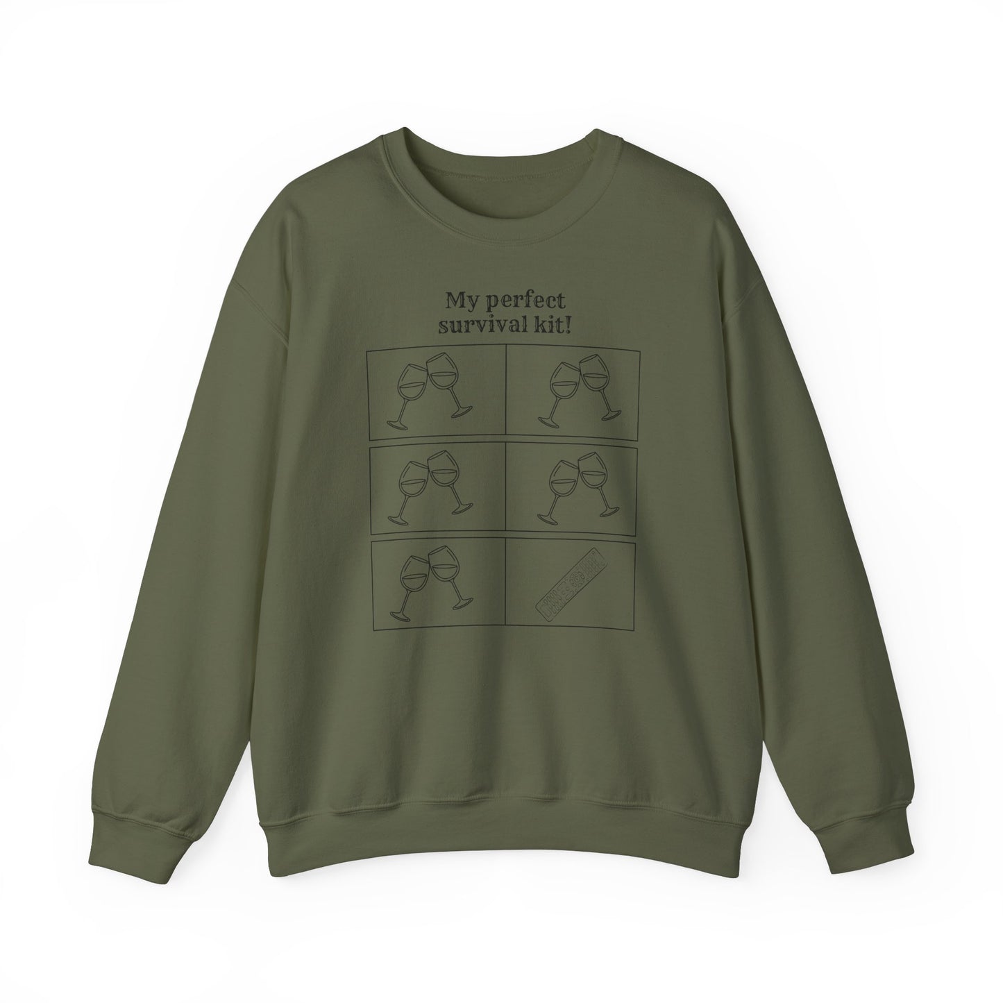 Sweatshirt unisexe "Kit de survie"