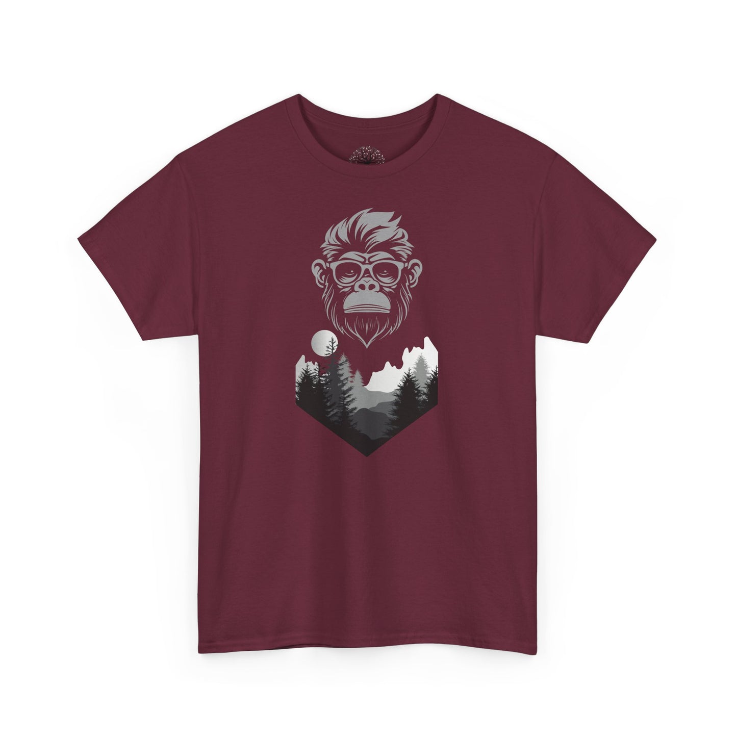 T-shirt unisexe "Singe et Forêt"